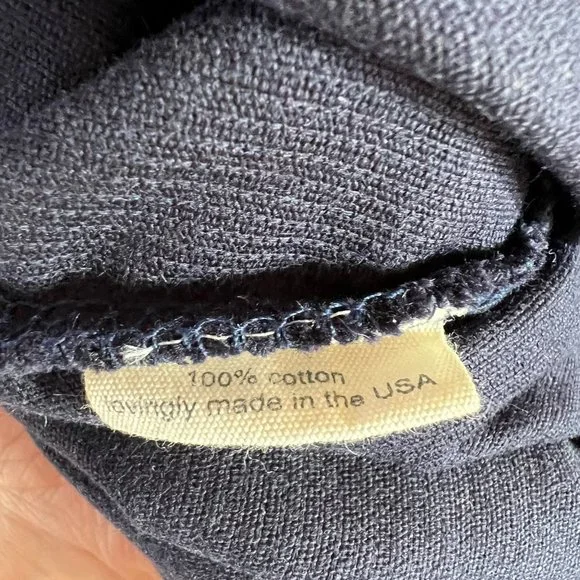 MABO Clothier: Annie Pinafore Dress/Crossback Jumper navy blue corduroy - 6/7y - Picture 5 of 5